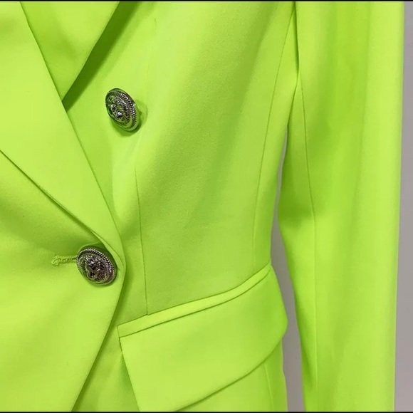 COPY - Neon yellow Blazer - Picture 3 of 5